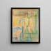 L'homme agit - Edvard Munch — cuadro enmarcado en la pared