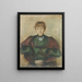 Ragnhild Backström - Edvard Munch — cuadro enmarcado en la pared