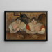 Rosa y Amélie - Edvard Munch — cuadro enmarcado en la pared