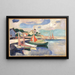 Puerto de Taarbk - Edvard Munch — cuadro enmarcado en la pared