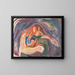 Vampire Painting - Edvard Munch — framed artwork on a wall