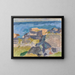 Landscape of Christians - Edvard Weie — framed artwork on a wall