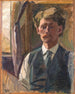 Self-portrait painting - Edvard Weie — artwork view