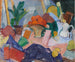 Still life with oranges in a basket - Edvard Weie — artwork view