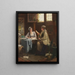 La lettre (Conflit de cas) - Edward Antoon Portielje — framed artwork on a wall