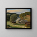 Landscape Painting - Edward Bruce — framed artwork on a wall