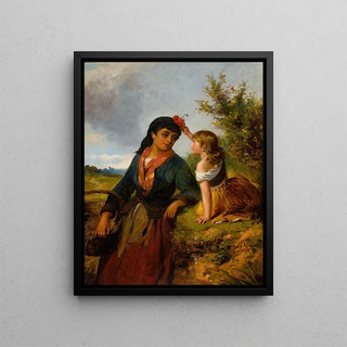 Edward Charles Barnes - The Flower Girl.webp