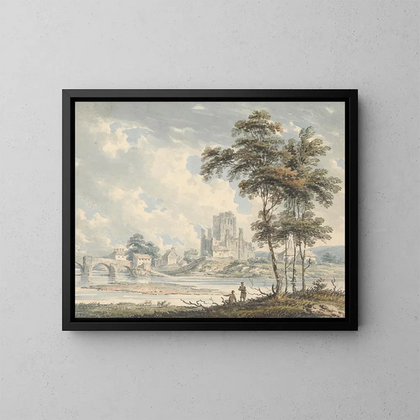 Abbaye de Kelso, Rosburghshire - Edward Dayes — cuadro enmarcado en la pared