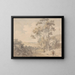 La Laitière et le Chien dans un Paysage - Edward Dayes — framed artwork on a wall