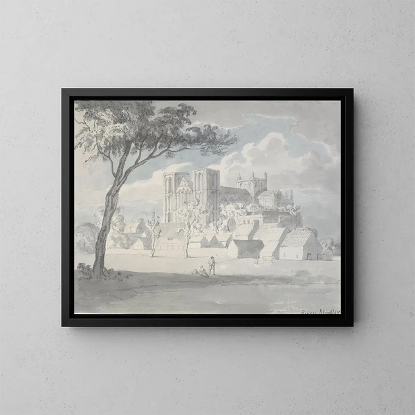 Minster de Ripon - Edward Dayes — cuadro enmarcado en la pared