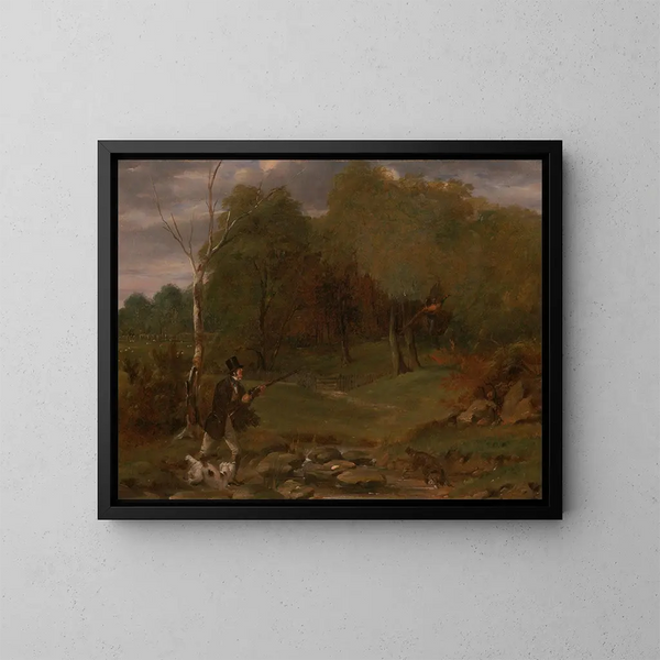 Tiro al faisán - Edward Duncan — cuadro enmarcado en la pared