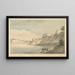 Castillo de Chepstow - Edward Francis Burney — cuadro enmarcado en la pared