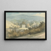 Landscape painting with house - Edward Francis Burney — framed artwork on a wall