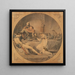 Macbeth, the banquet scene, act II, scene IV - Edward Francis Burney — framed artwork on a wall