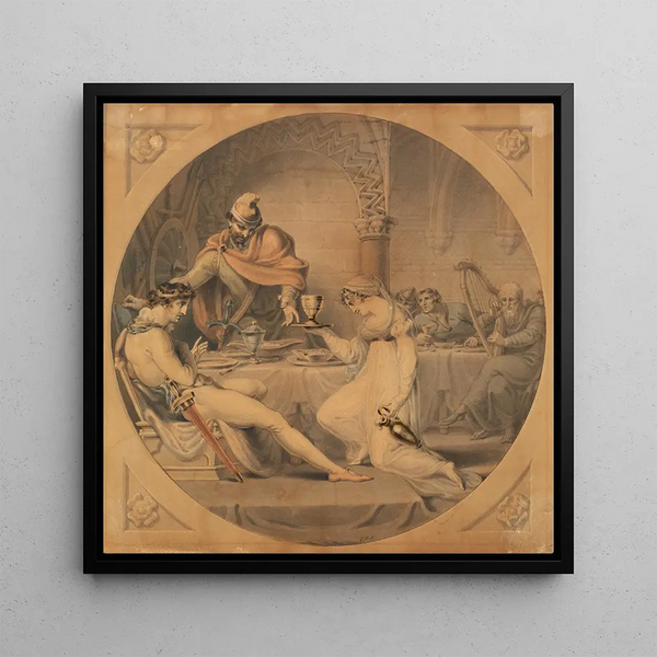 Edward Francis Burney - MacBeth The Banquet Scene MacBeth Act II Scene IV.webp