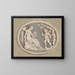Pamphilie - Edward Francis Burney — cuadro enmarcado en la pared
