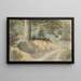 Route dans la forêt - Edward Francis Burney — framed artwork on a wall