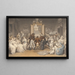 El triunfo de la música - Edward Francis Burney — cuadro enmarcado en la pared