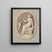 Venus y Cupido - Edward Francis Burney — cuadro enmarcado en la pared
