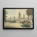 View at Rympton - Edward Francis Burney — framed artwork on a wall