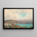 Puerto de Wellington desde Muritai - Edward Friström — cuadro enmarcado en la pared