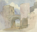 the Bamburgh Castle Gate - Edward Hastings — artwork view