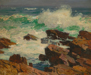 Edward Henry Potthast - Crashing Waves.webp