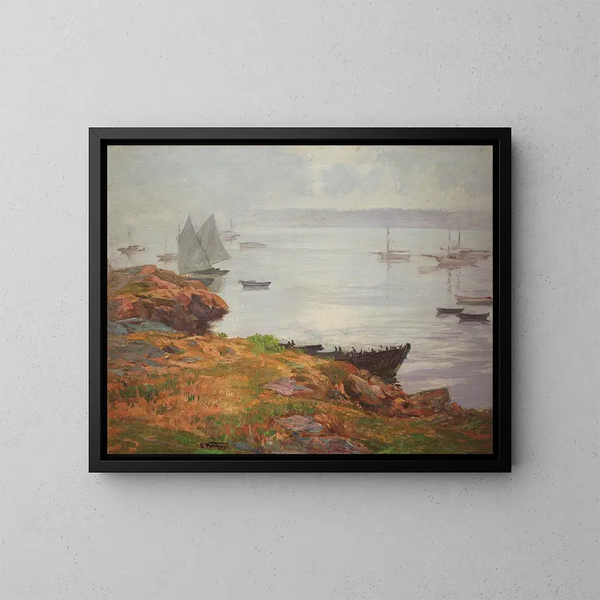 Paisaje - Edward Henry Potthast — cuadro enmarcado en la pared