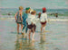 Summer Day at Brighton Beach - Edward Henry Potthast — artwork view