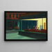 Oiseaux de nuit - Edward Hopper — cuadro enmarcado en la pared