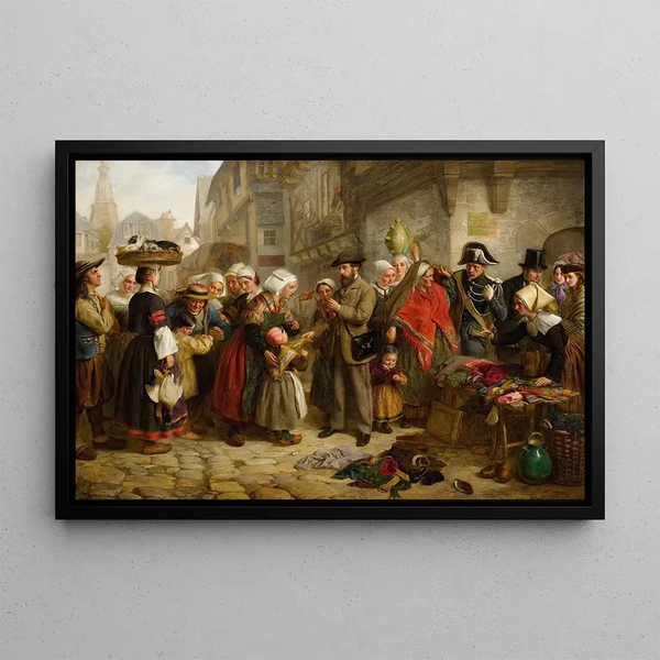Edward Hughes - An English Artist Collecting Costumes In Brittany.webp