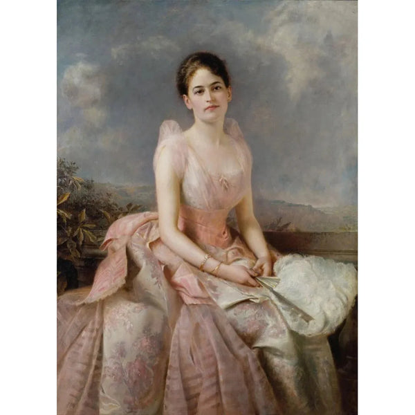 Juliette Gordon Low - Edward Hughes — cuadro enmarcado en la pared
