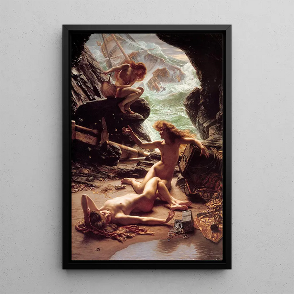 Reproducción del cuadro Grotte des nymphes de la tempête - Edward John Poynter