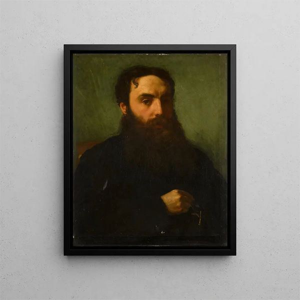 retrato de Alfred Baldwin Esq. - Edward John Poynter — cuadro enmarcado en la pared