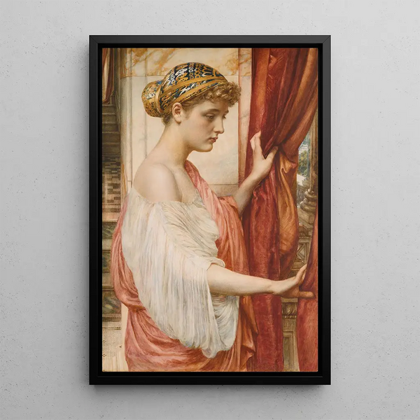 Psicé - Edward John Poynter — cuadro enmarcado en la pared