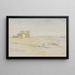 Dakkeh - Edward Lear — cuadro enmarcado en la pared