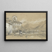 Lugano - Edward Lear — cuadro enmarcado en la pared