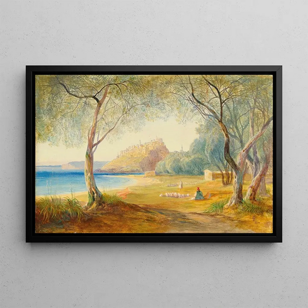 Monastir, Albania - Edward Lear — cuadro enmarcado en la pared