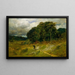 Approaching Storm - Edward Mitchell Bannister — framed artwork on a wall