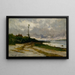 Landscape painting near Newport R.I. - Edward Mitchell Bannister — framed artwork on a wall