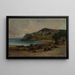 Rochers à Newport - Edward Mitchell Bannister — framed artwork on a wall