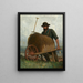 Seaweed Gatherers Painting - Edward Mitchell Bannister — framed artwork on a wall