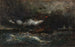 Storm at Brenton Light - Edward Mitchell Bannister — artwork view