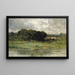 Marshland - Edward Mitchell Bannister — framed artwork on a wall
