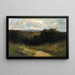 La ruta hacia el valle - Edward Mitchell Bannister — cuadro enmarcado en la pared
