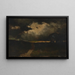 La Tempête - Edward Mitchell Bannister — cuadro enmarcado en la pared