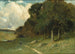 Untitled man on a path with trees in the background - Edward Mitchell Bannister — artwork view