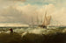 Storm off New Castle Delaware - Edward Moran — artwork view