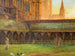 Los claustros de la catedral de Lincoln - Edward Richard Taylor — vista de la obra