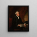 George Washington - Edward Savage — cuadro enmarcado en la pared